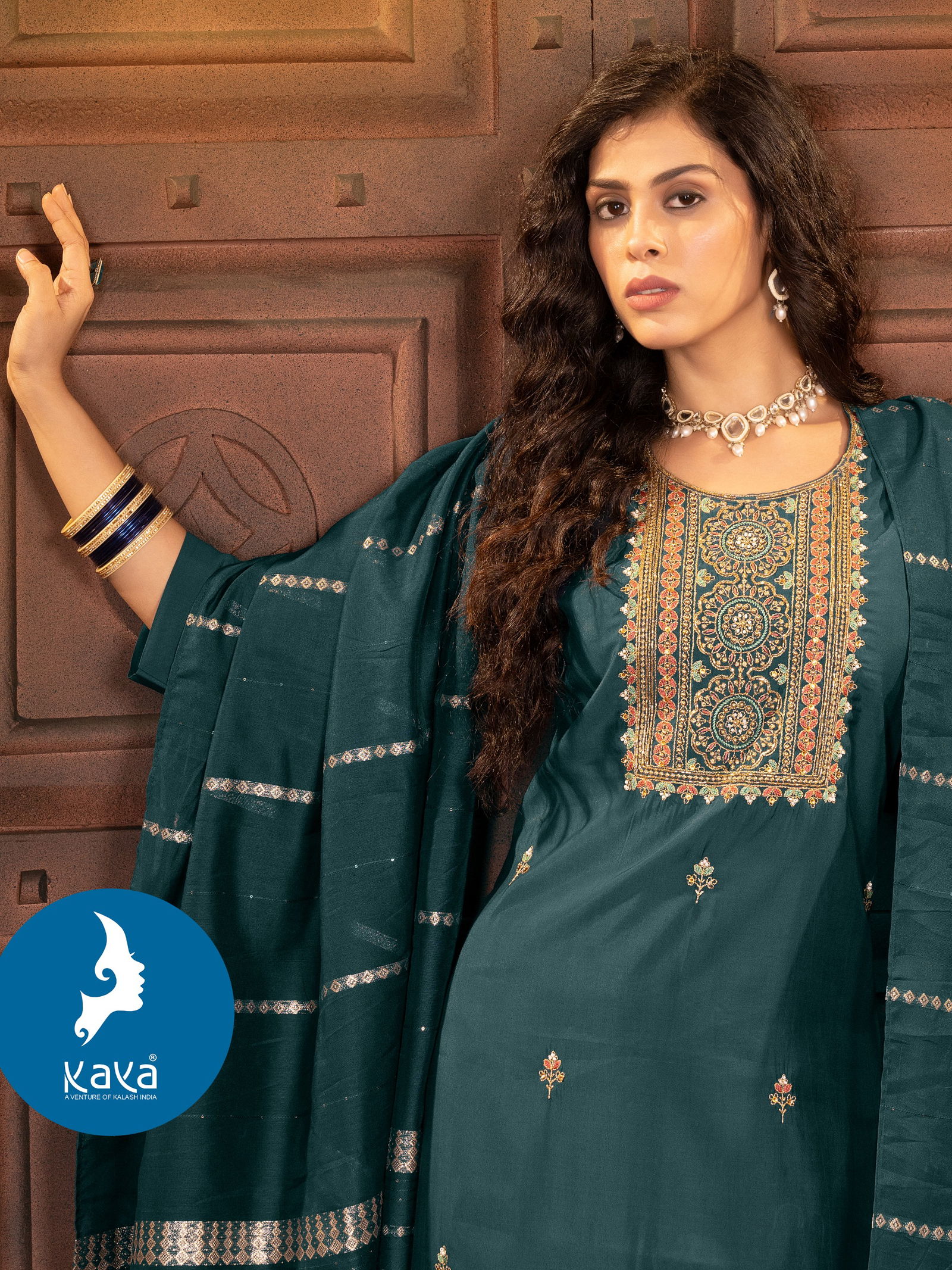 Juhi 2 By Kaya Embroidery Designer Kurti With Bottom Dupatta Wholesale Shop In Surat